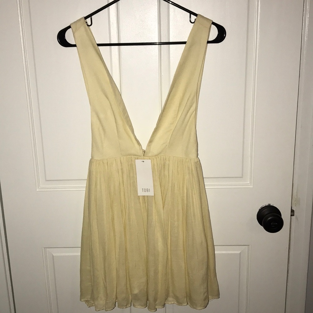 BRAND NEW never worn yellow dress from Tobi